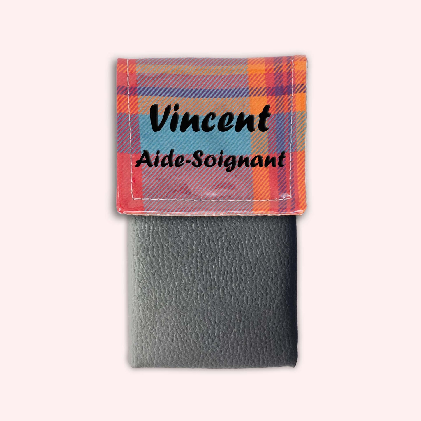 Pochette aimantée Madras Caraibes