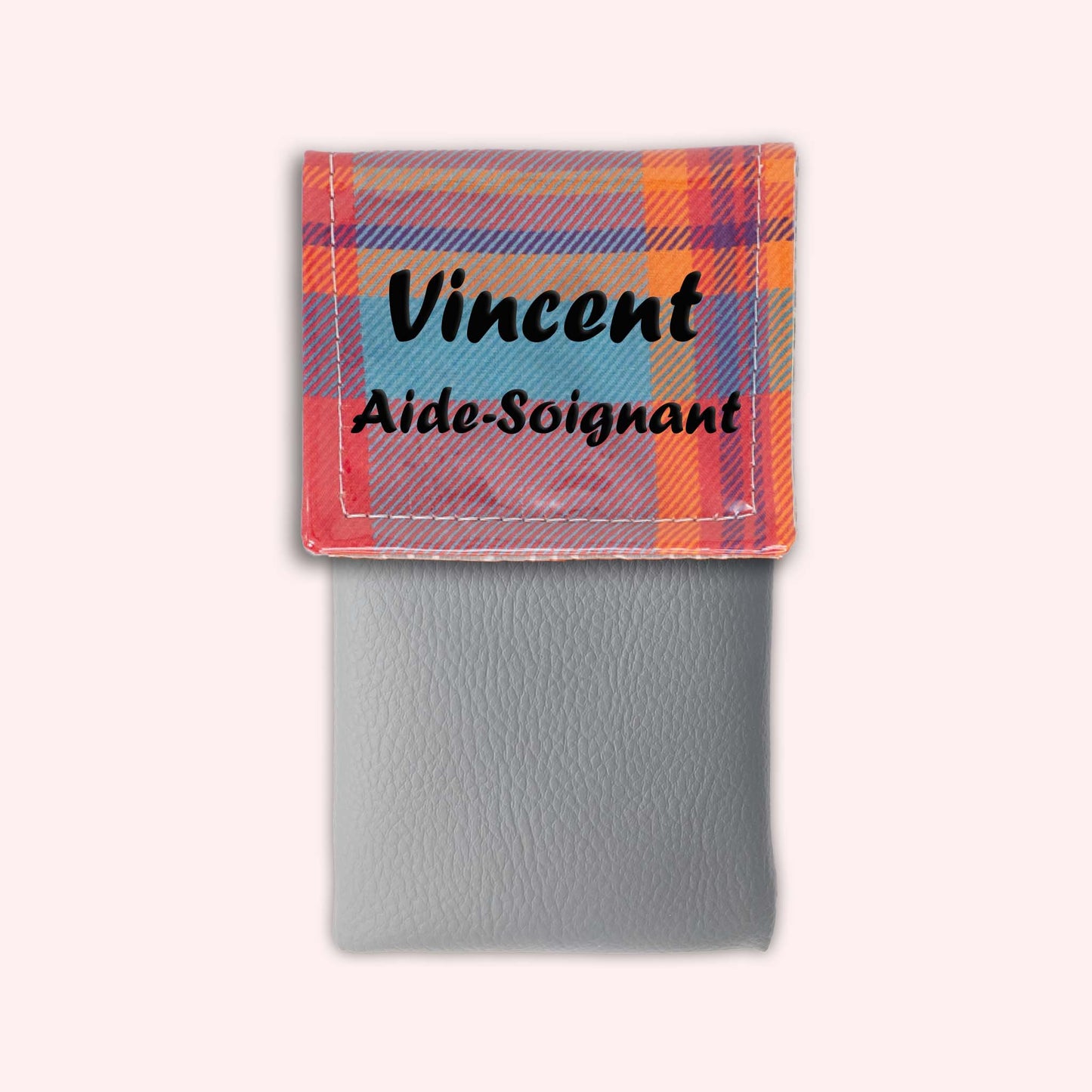 Pochette aimantée Madras Caraibes
