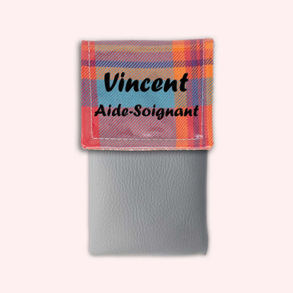Pochette aimantée Madras Caraibes