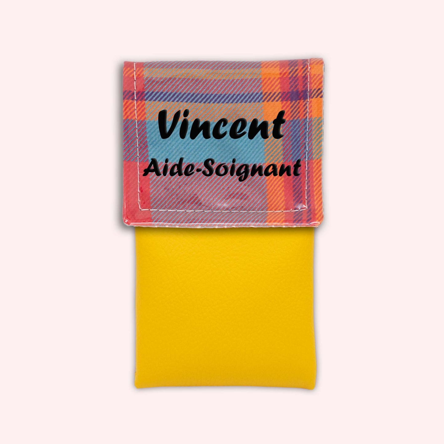 Pochette aimantée Madras Caraibes