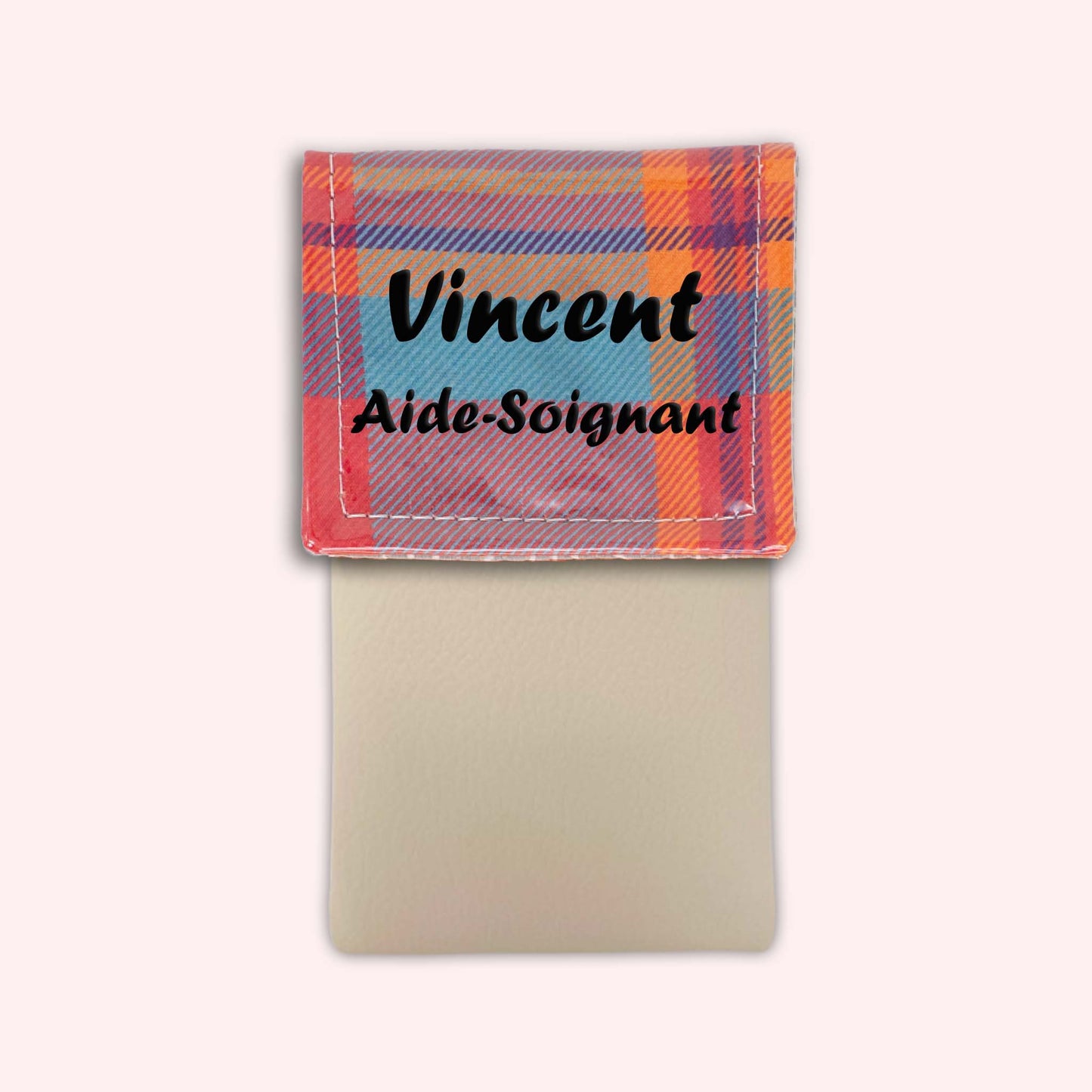 Pochette aimantée Madras Caraibes