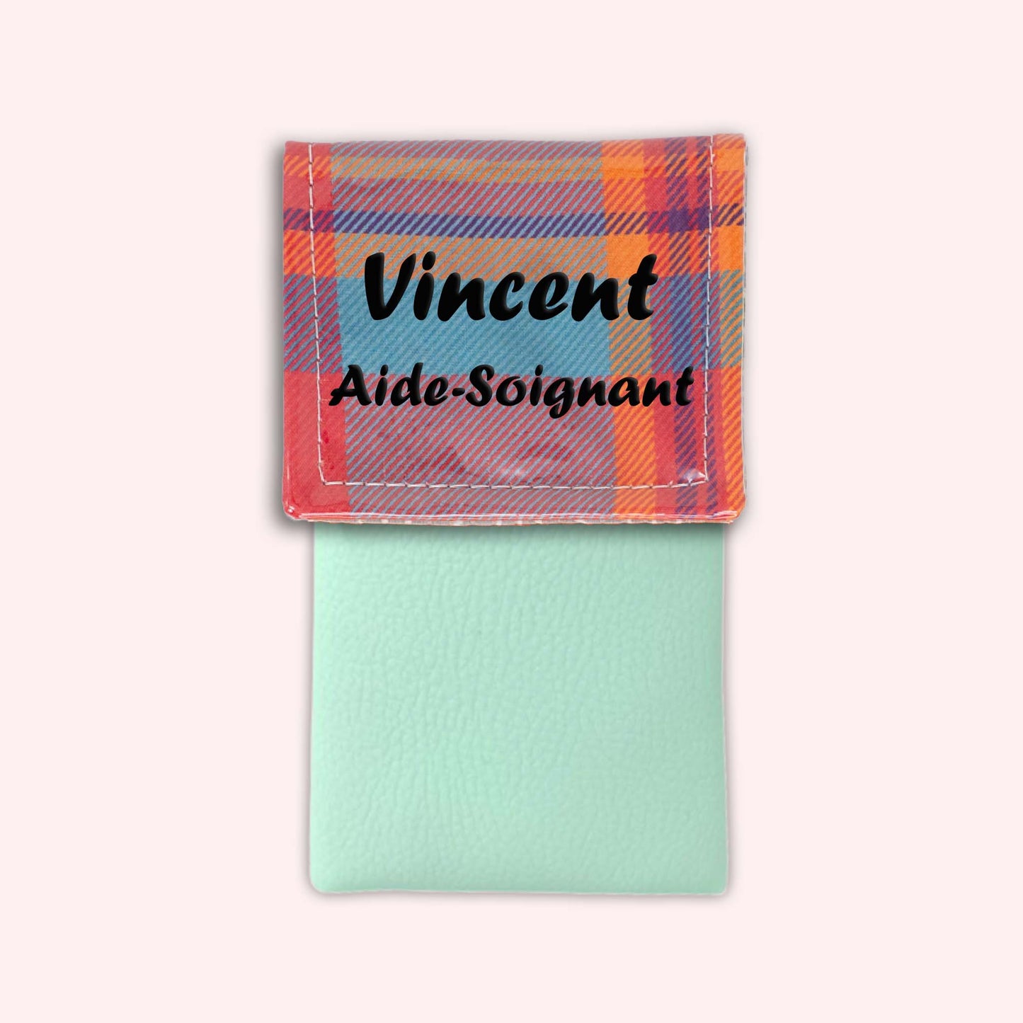 Pochette aimantée Madras Caraibes