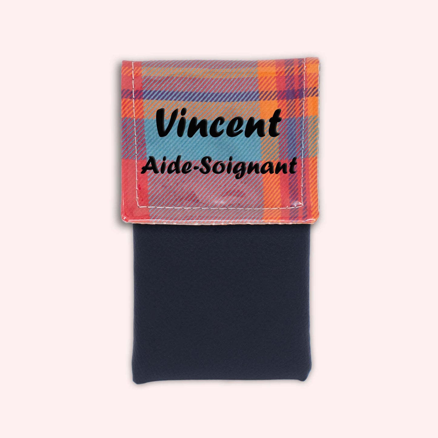 Pochette aimantée Madras Caraibes