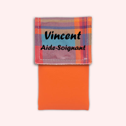 Pochette aimantée Madras Caraibes