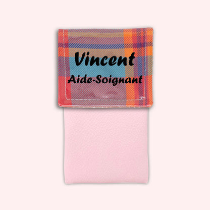Pochette aimantée Madras Caraibes