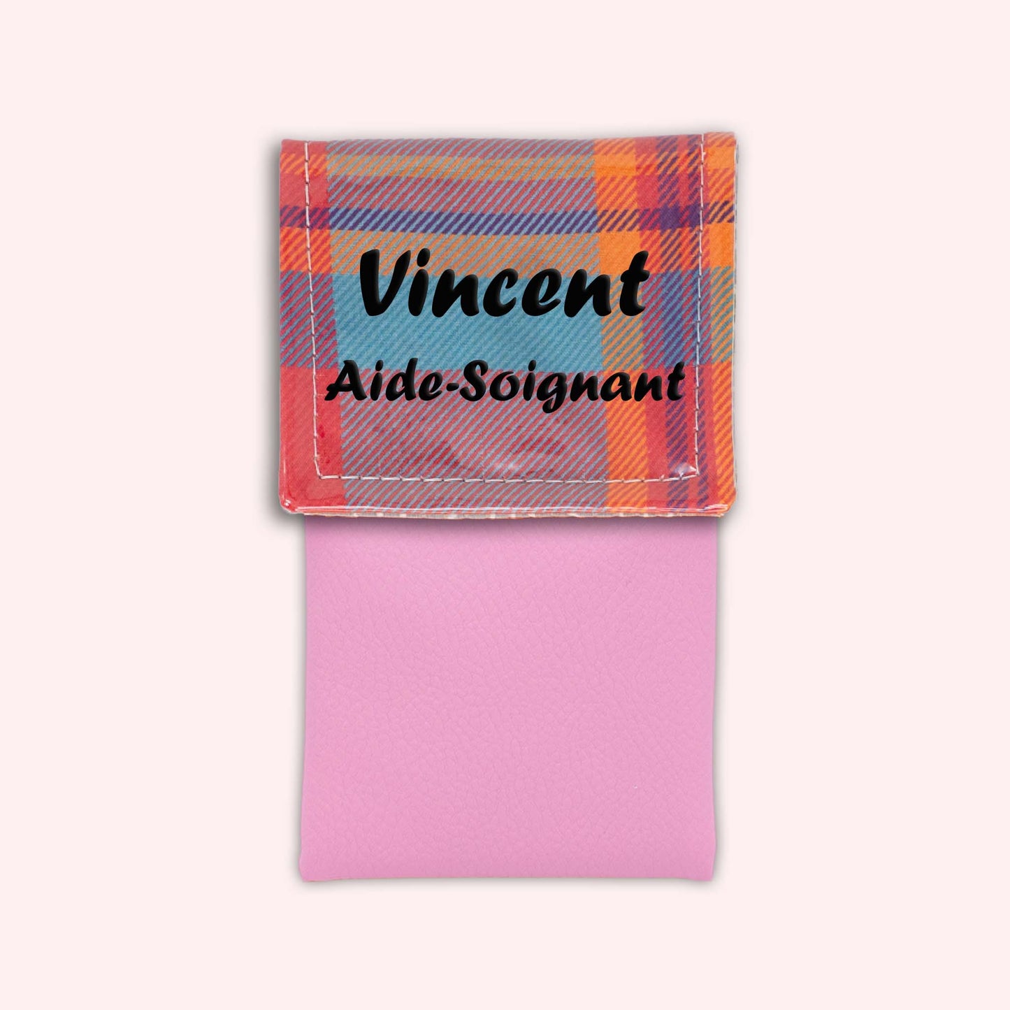 Pochette aimantée Madras Caraibes