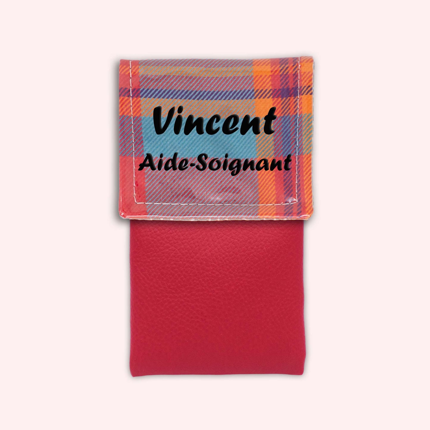 Pochette aimantée Madras Caraibes