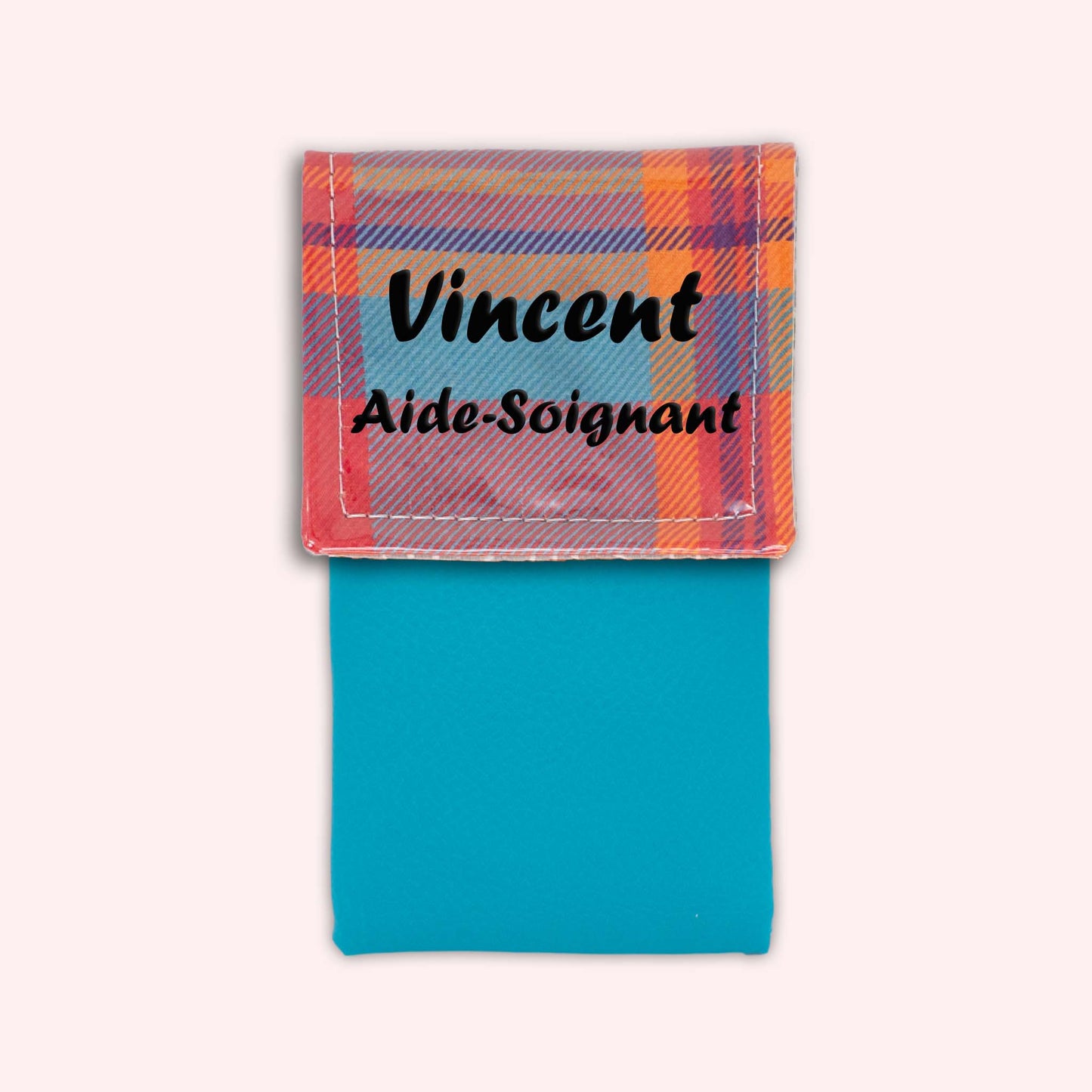 Pochette aimantée Madras Caraibes