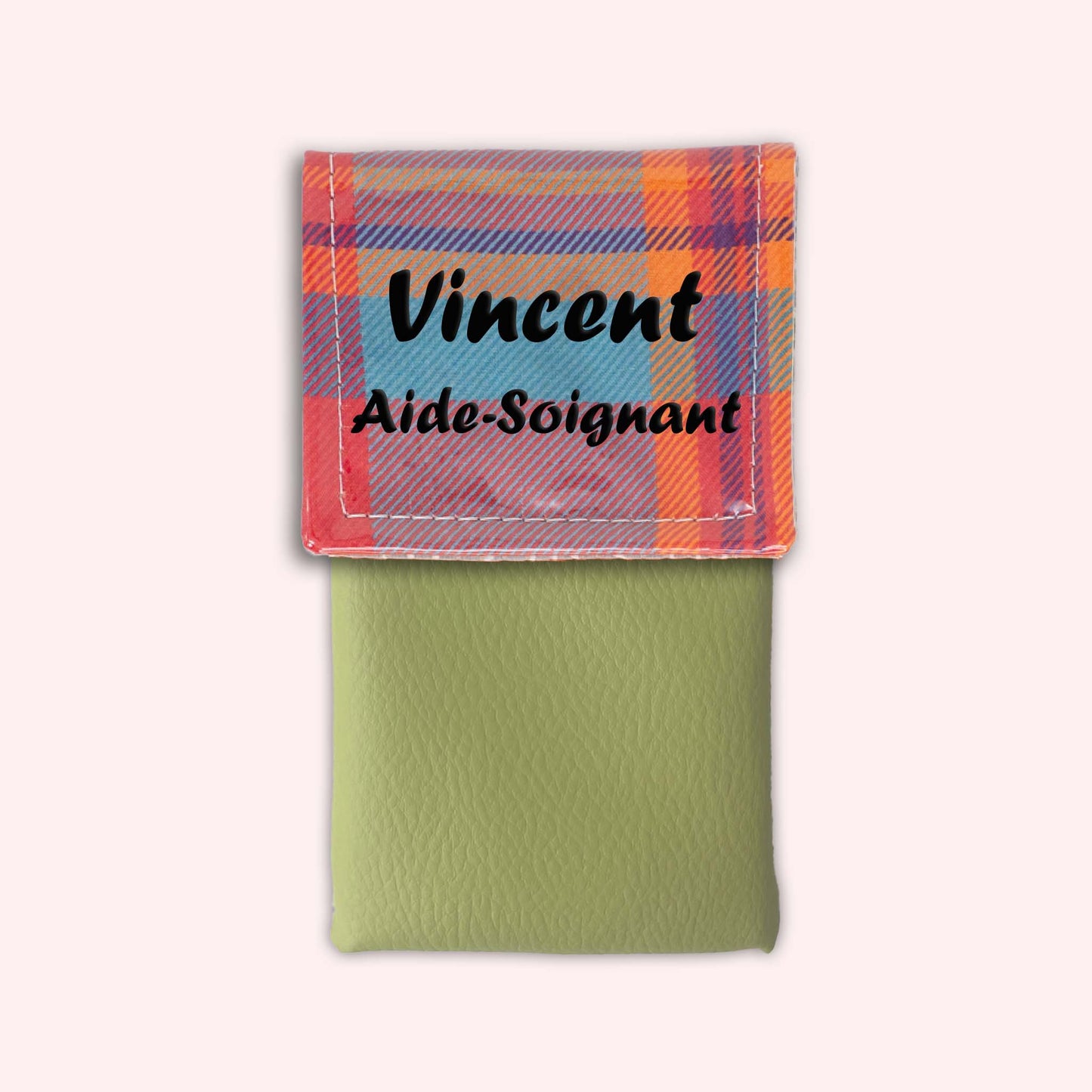 Pochette aimantée Madras Caraibes