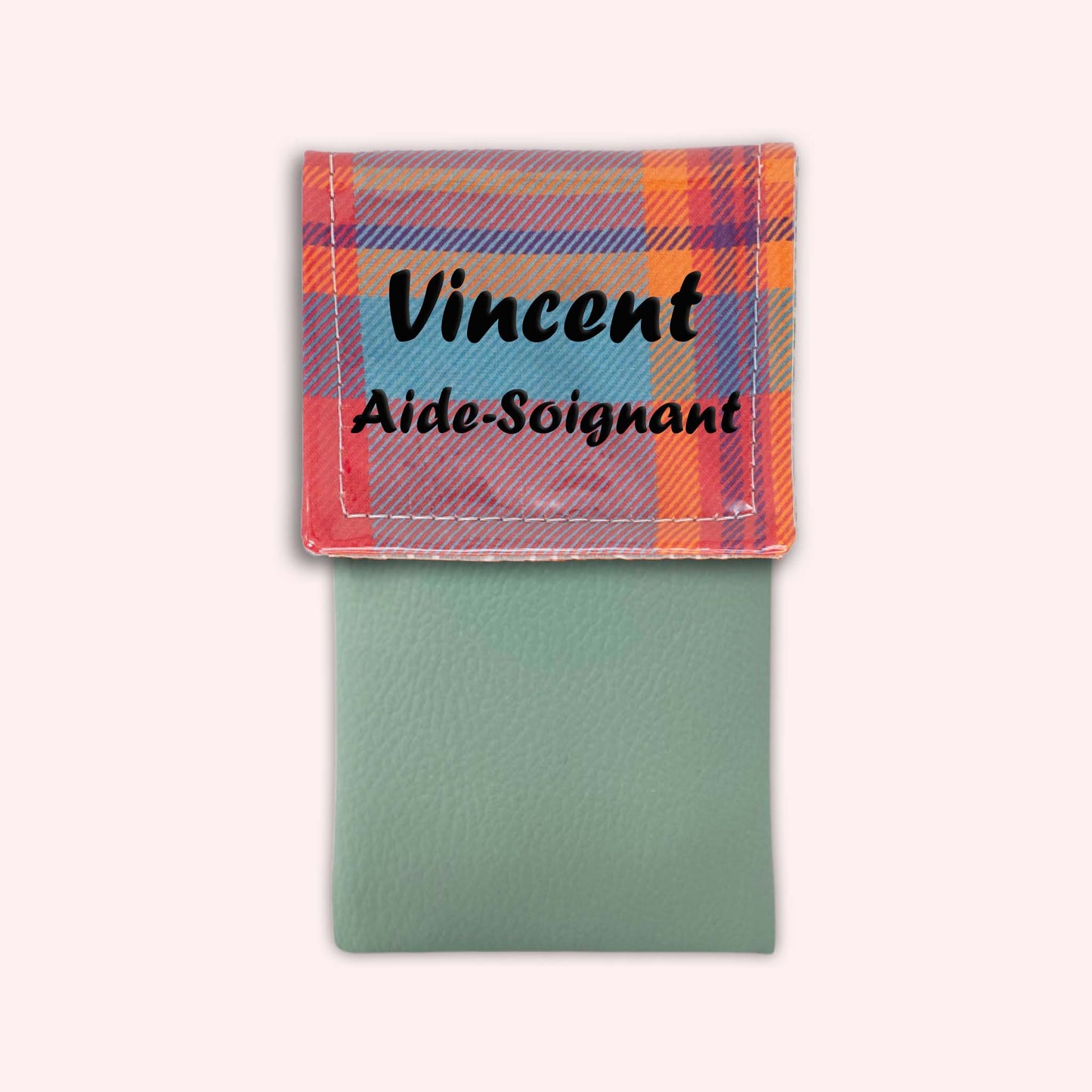 Pochette aimantée Madras Caraibes