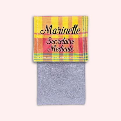 Pochette aimantée Madras St Barth
