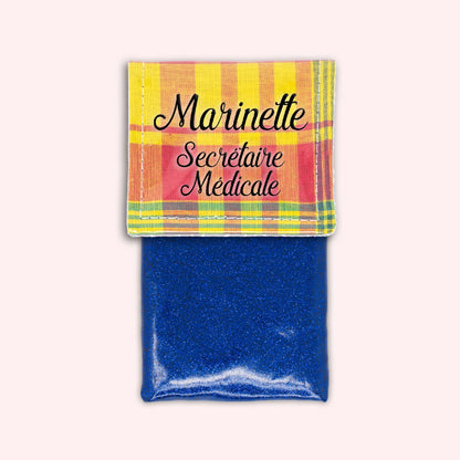 Pochette aimantée Madras St Barth