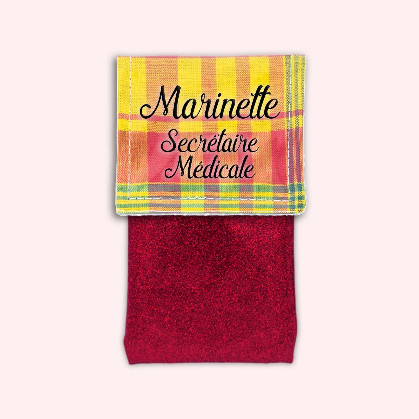 Pochette aimantée Madras St Barth