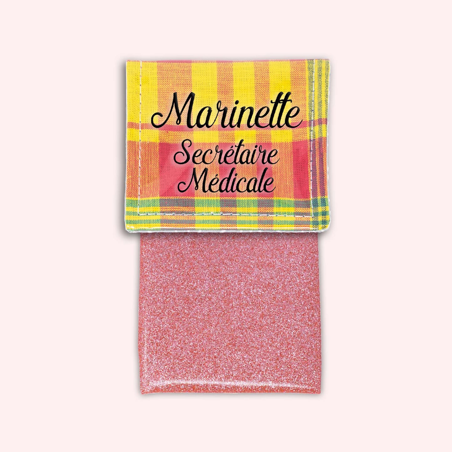 Pochette aimantée Madras St Barth