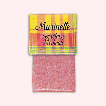Pochette aimantée Madras St Barth