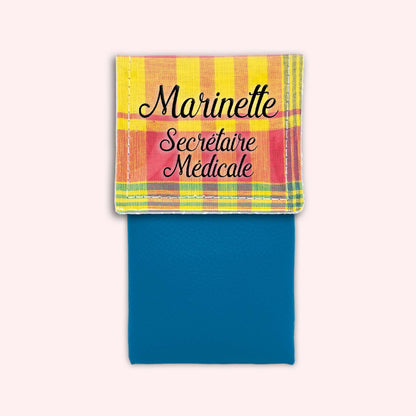 Pochette aimantée Madras St Barth