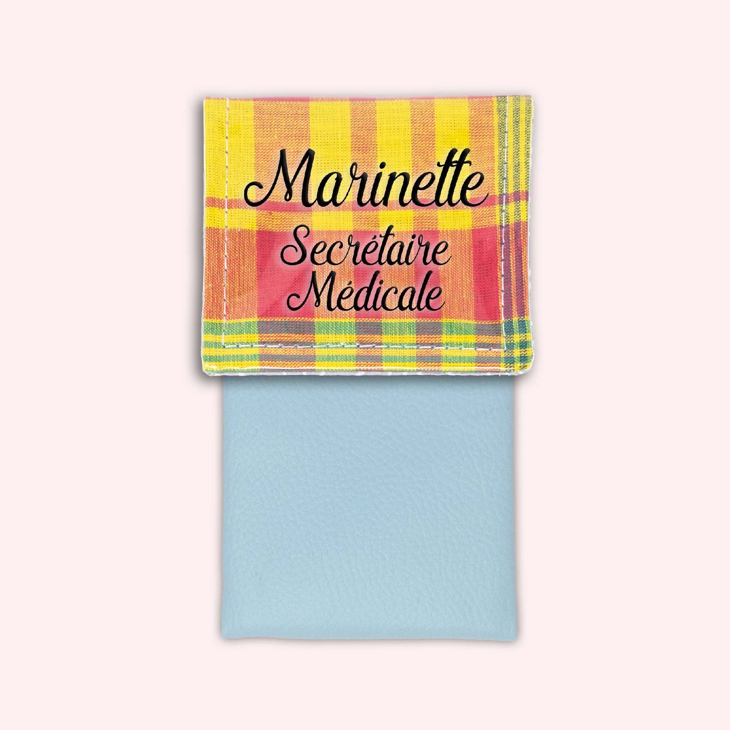 Pochette aimantée Madras St Barth