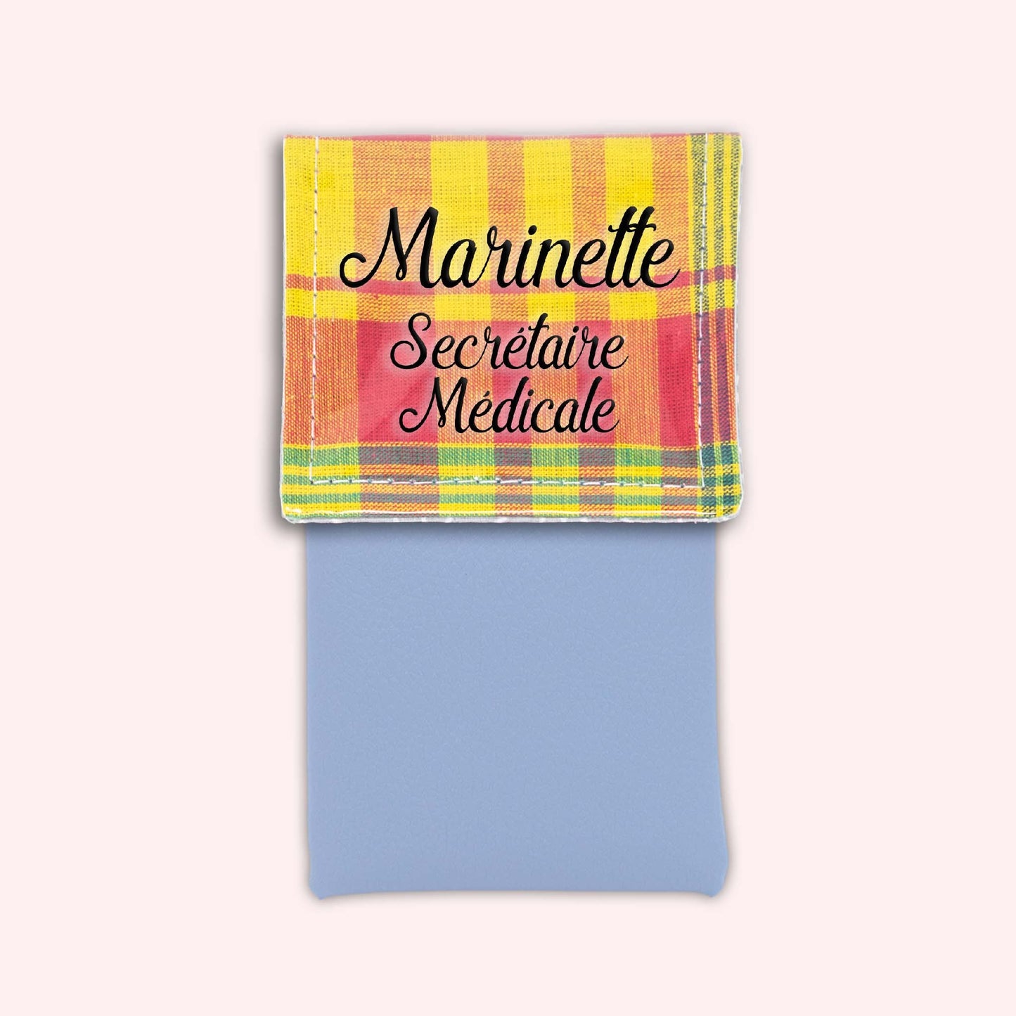 Pochette aimantée Madras St Barth