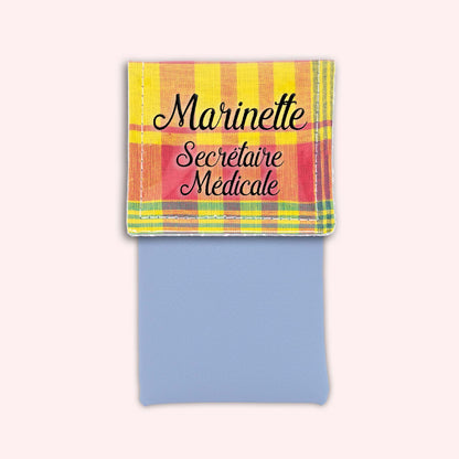 Pochette aimantée Madras St Barth
