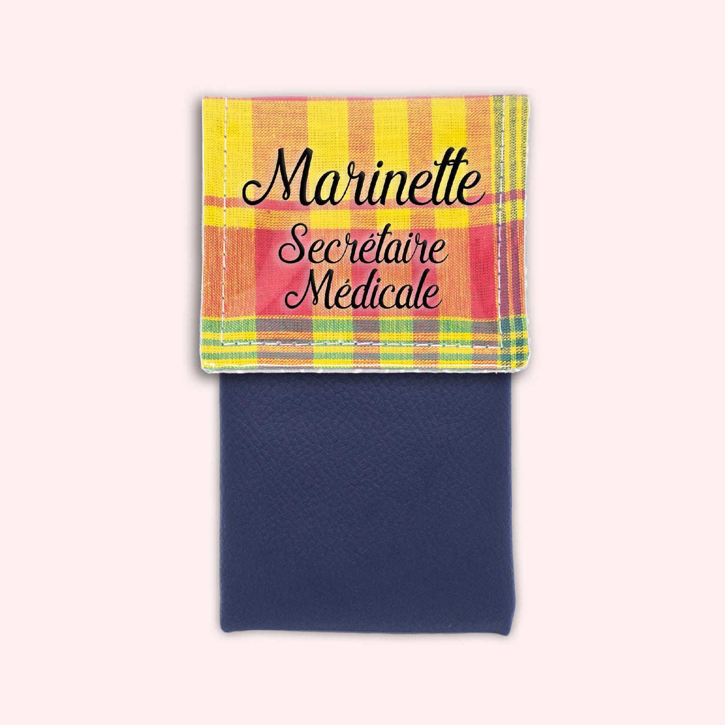 Pochette aimantée Madras St Barth