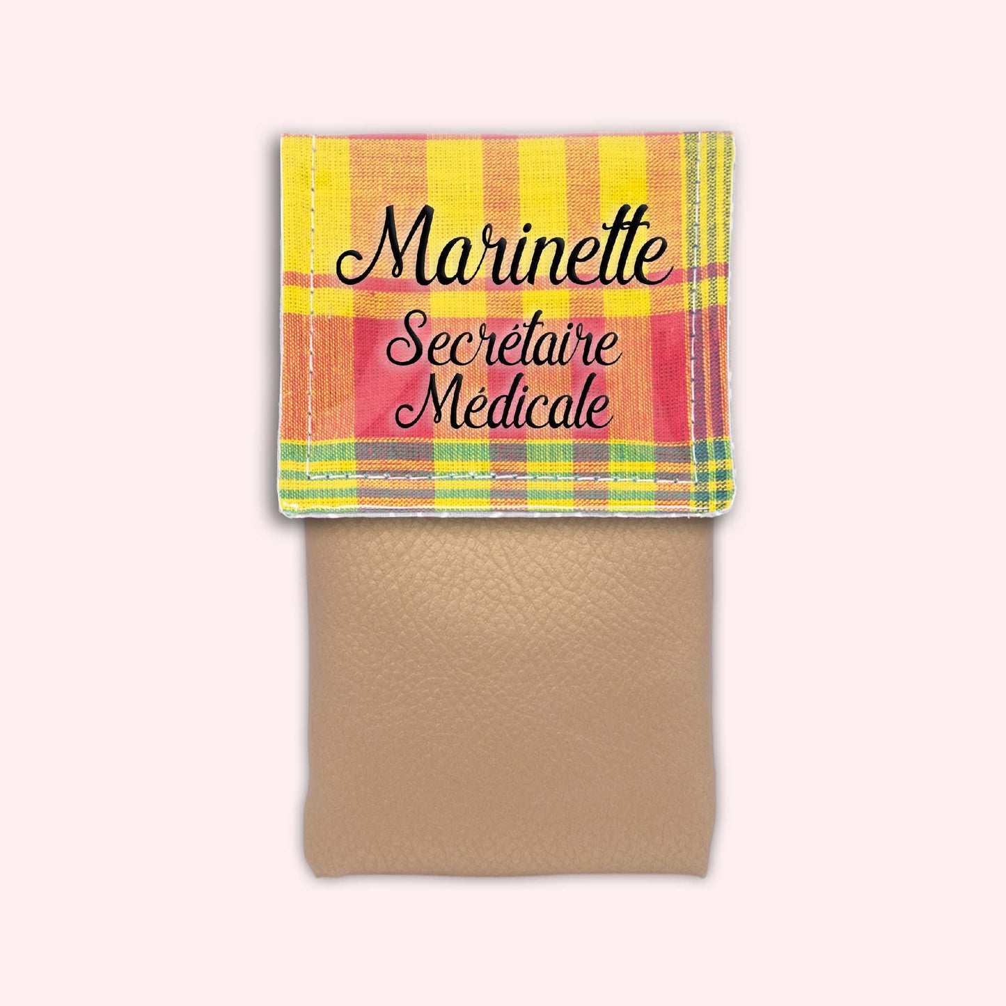 Pochette aimantée Madras St Barth