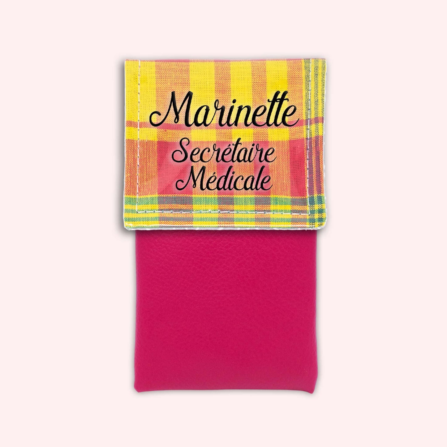 Pochette aimantée Madras St Barth