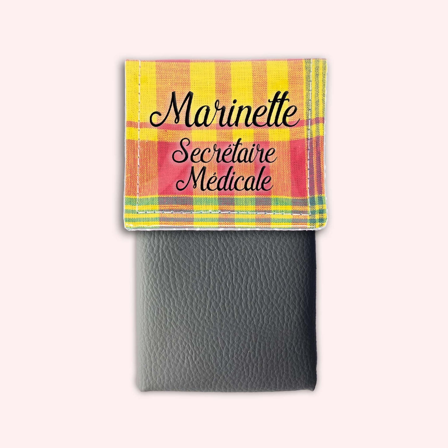 Pochette aimantée Madras St Barth