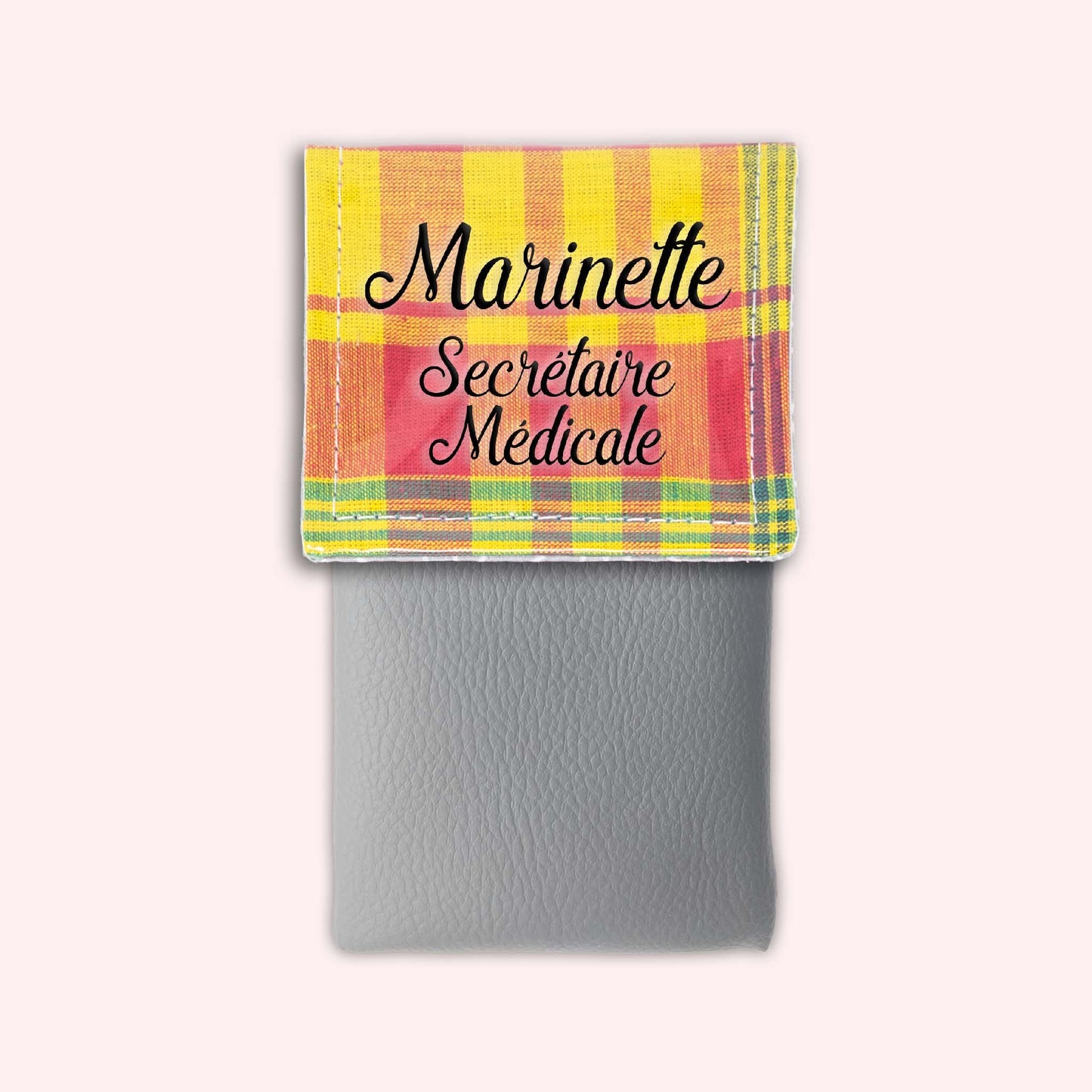 Pochette aimantée Madras St Barth