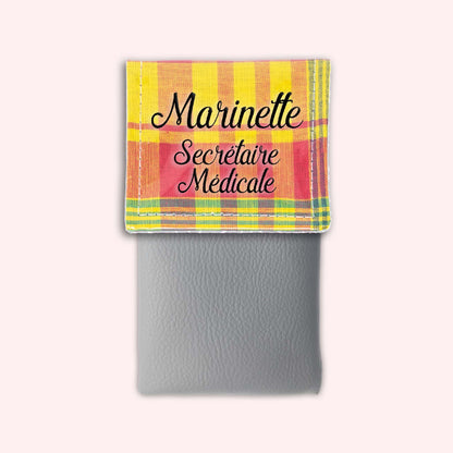 Pochette aimantée Madras St Barth