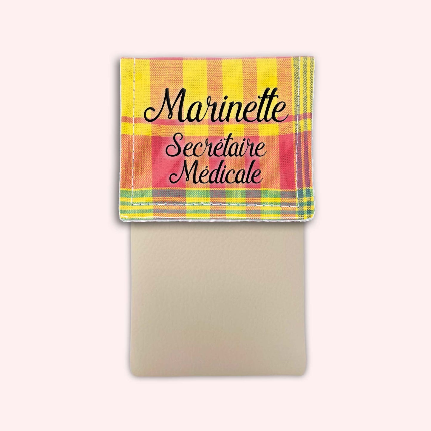 Pochette aimantée Madras St Barth