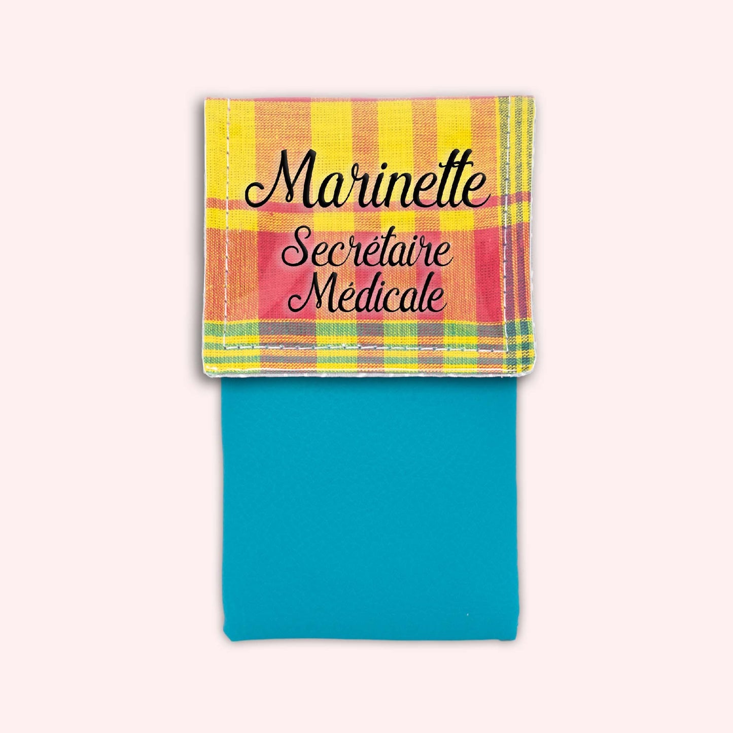 Pochette aimantée Madras St Barth