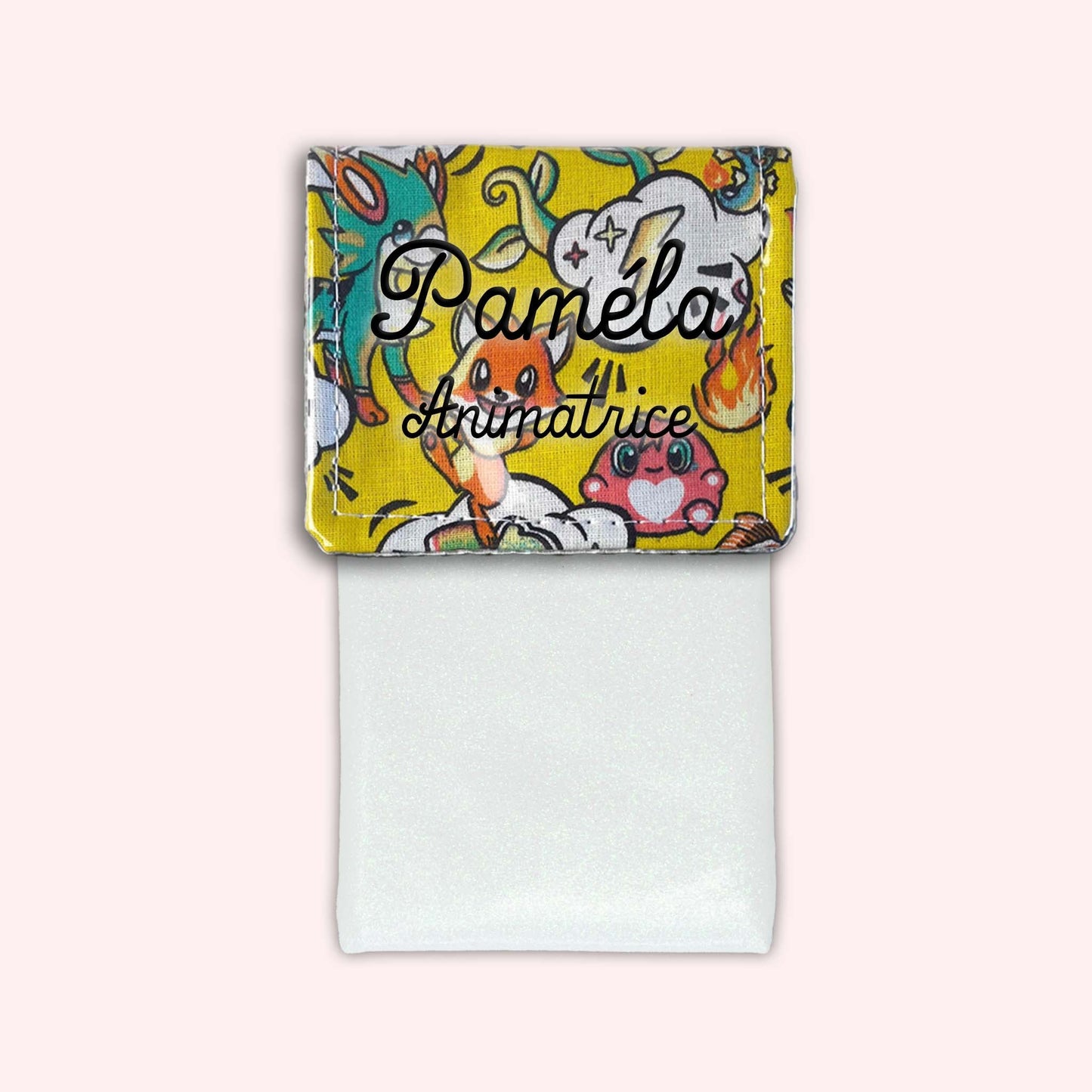 Yellow Manga Magnetic Pouch