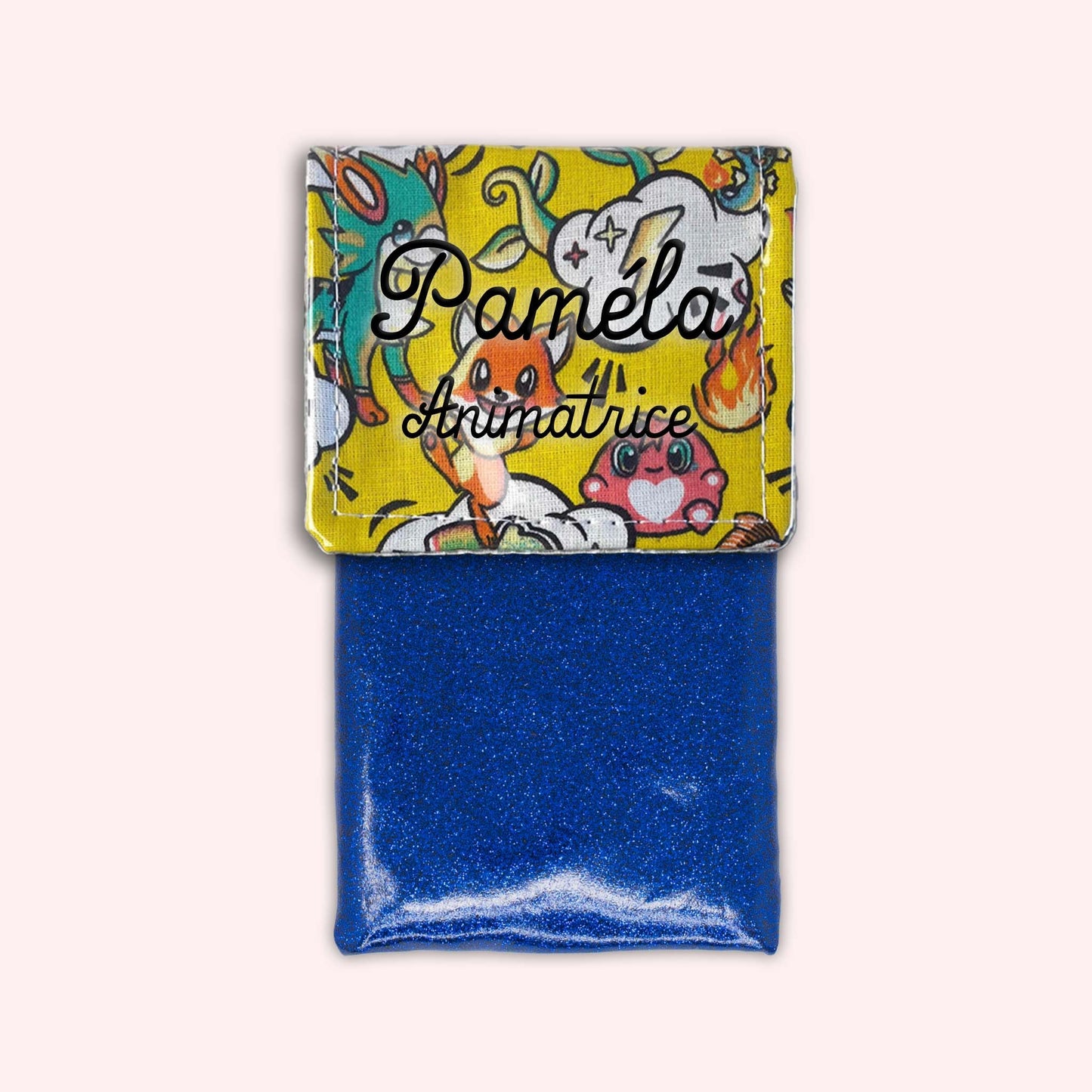 Yellow Manga Magnetic Pouch