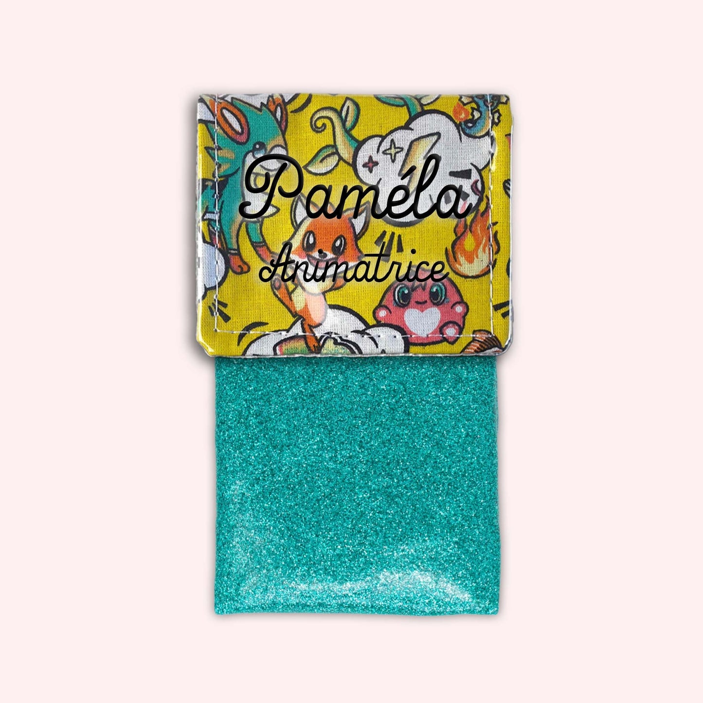 Yellow Manga Magnetic Pouch