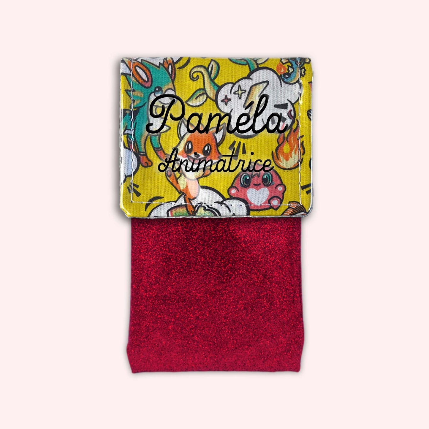 Yellow Manga Magnetic Pouch