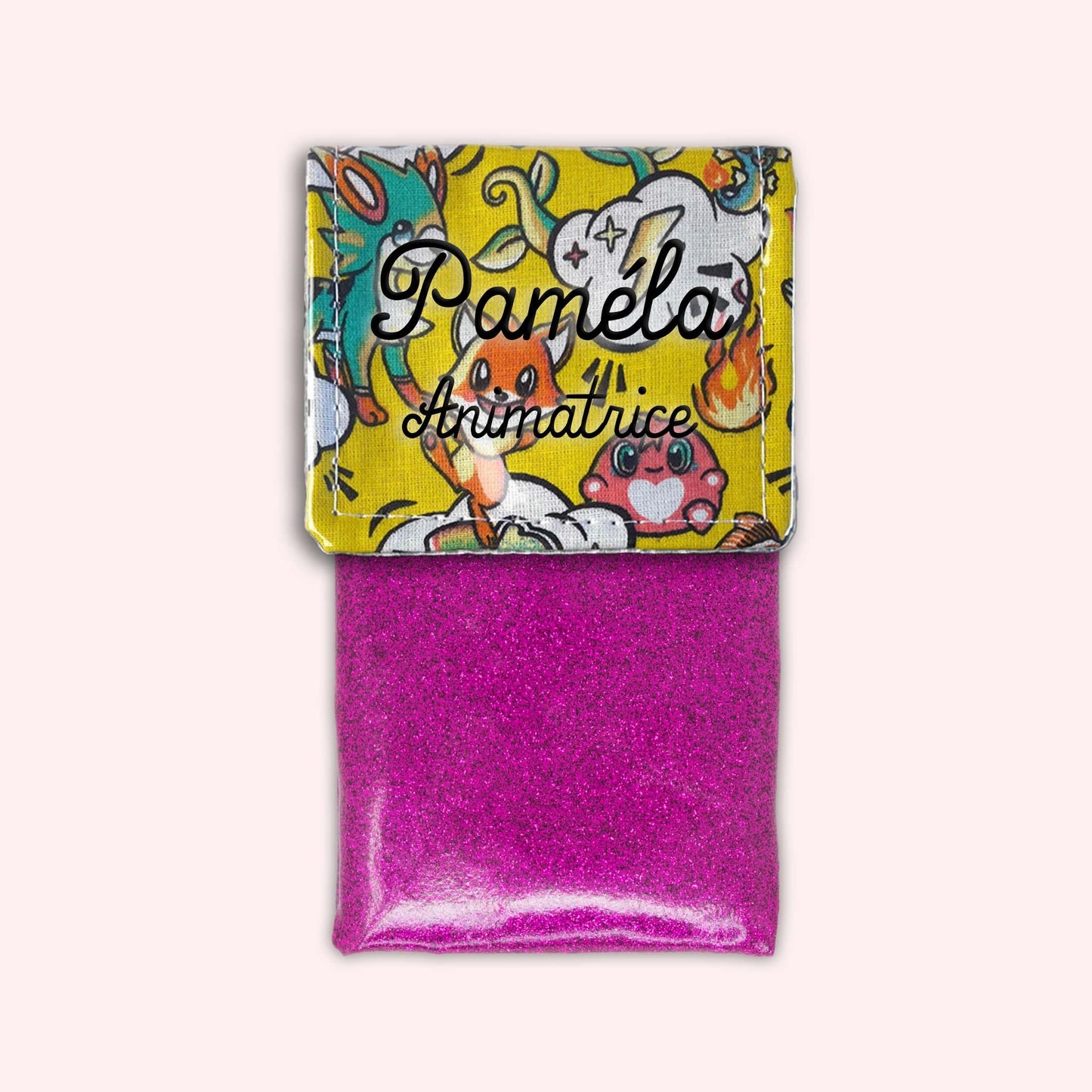 Yellow Manga Magnetic Pouch