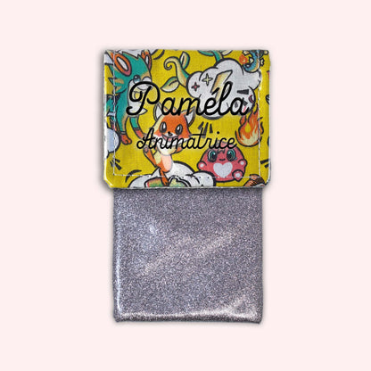 Pochette aimantée Manga Jaune