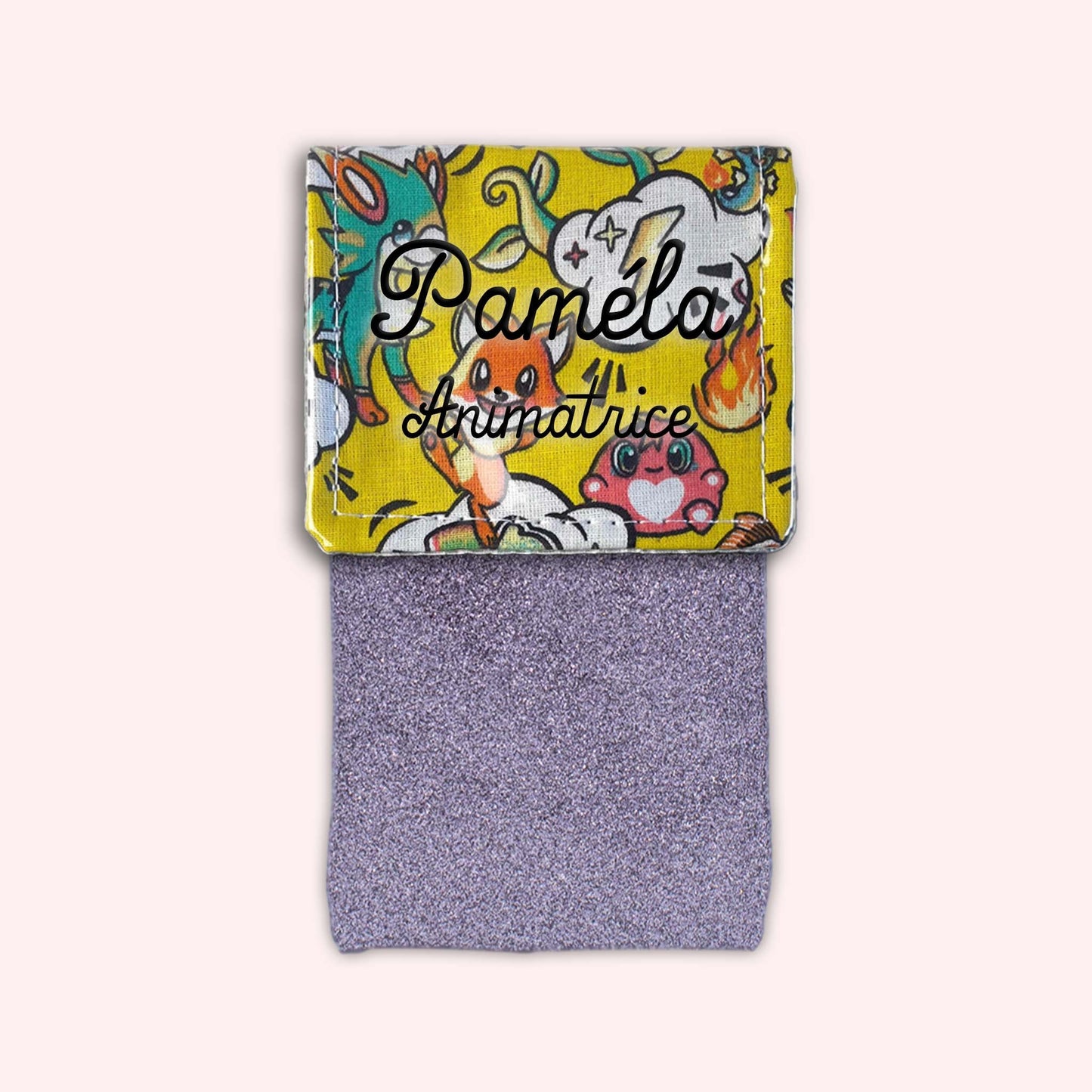 Yellow Manga Magnetic Pouch