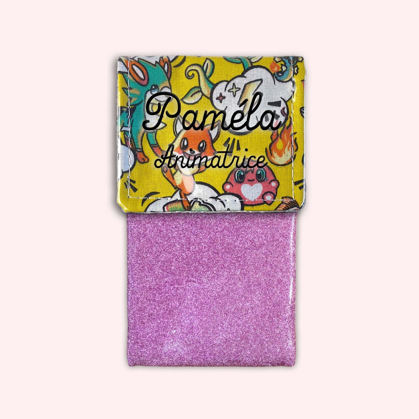 Yellow Manga Magnetic Pouch