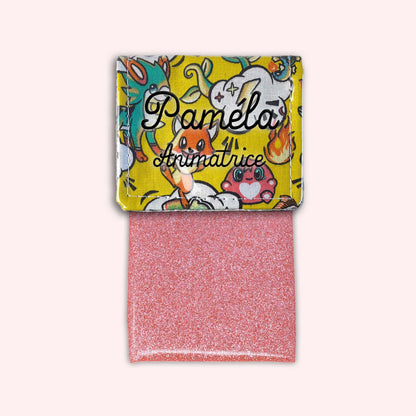 Pochette aimantée Manga Jaune