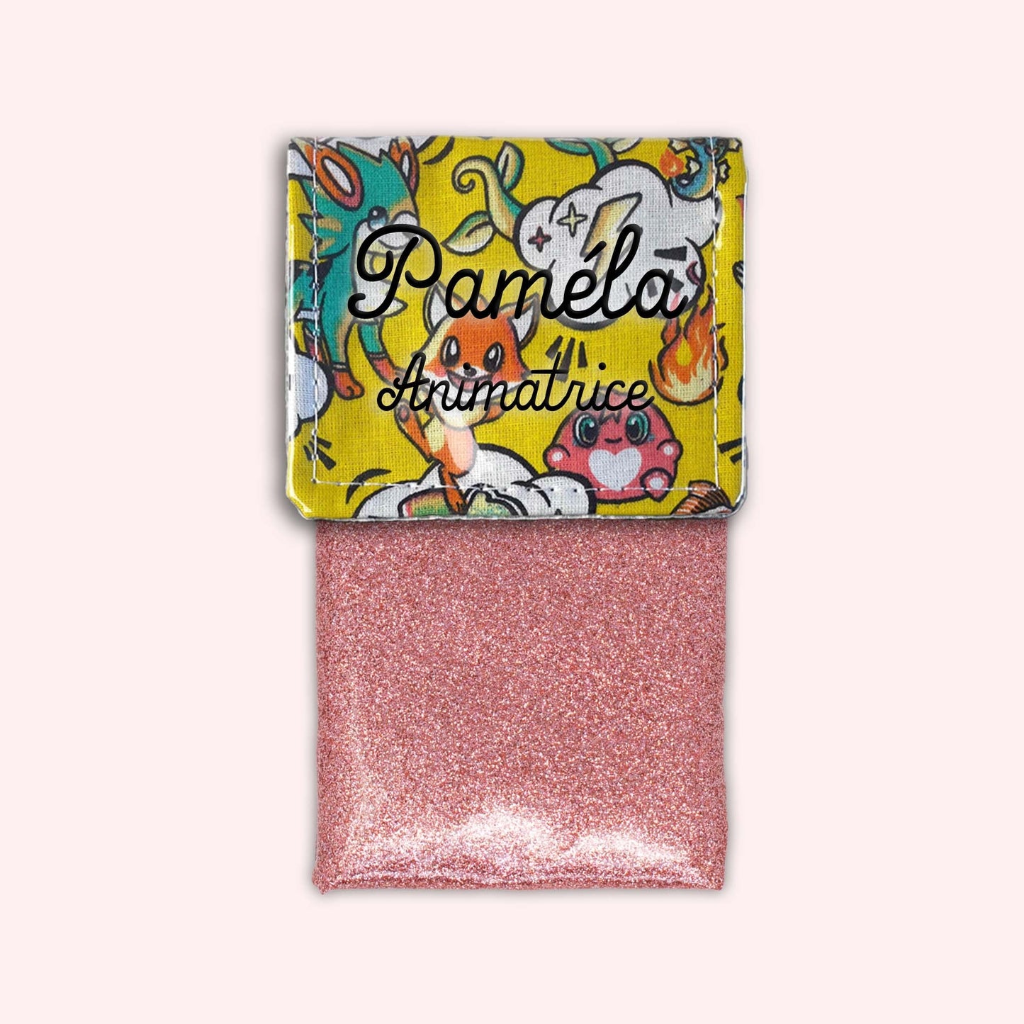 Yellow Manga Magnetic Pouch