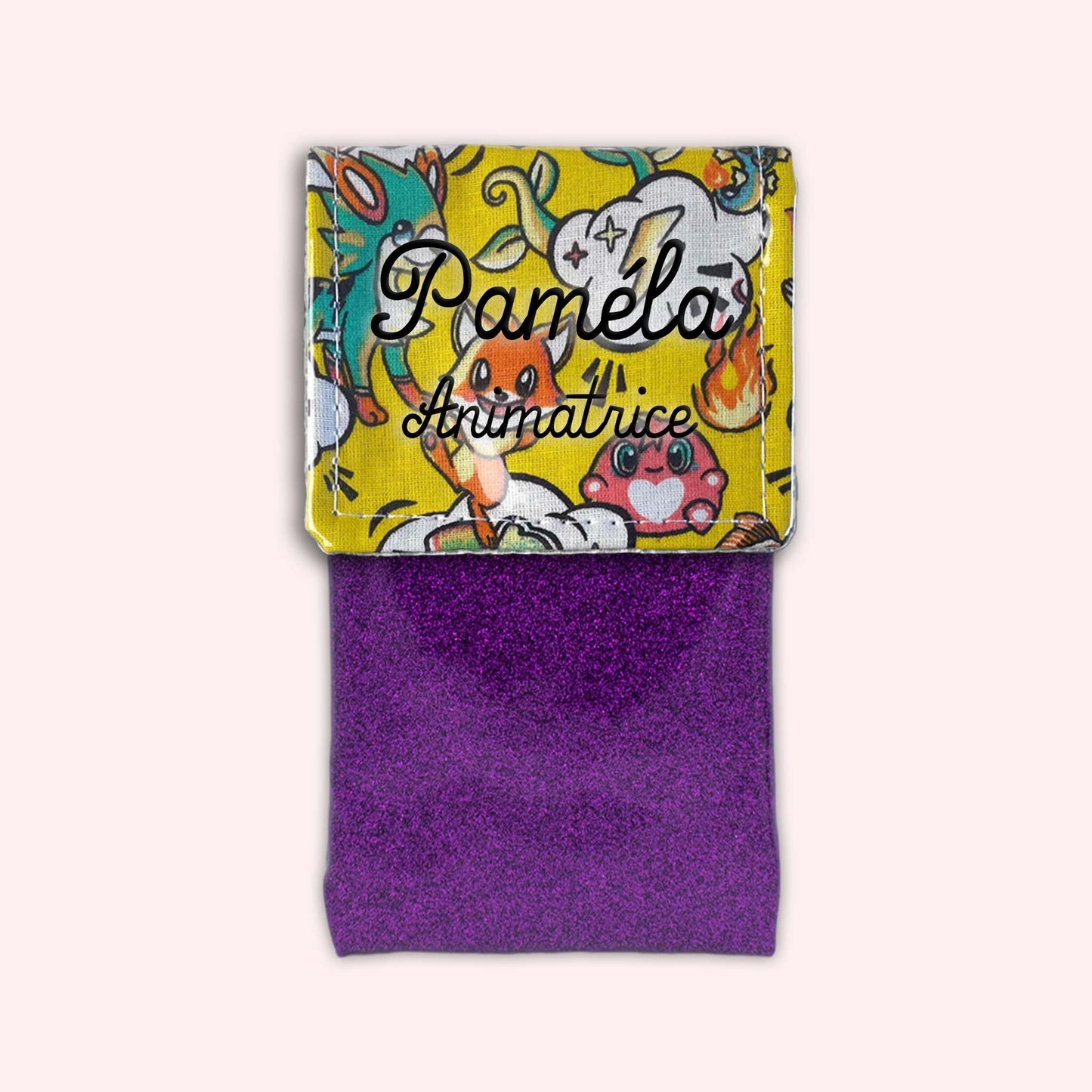 Yellow Manga Magnetic Pouch