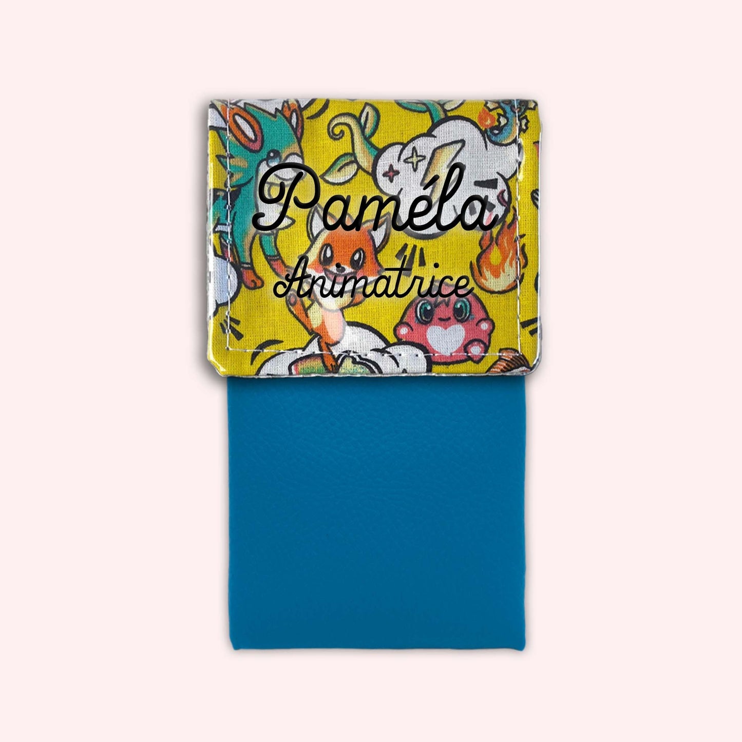 Yellow Manga Magnetic Pouch