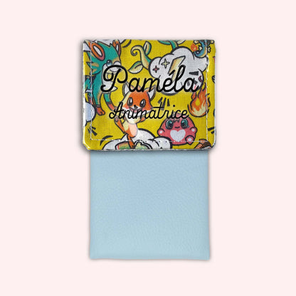 Yellow Manga Magnetic Pouch
