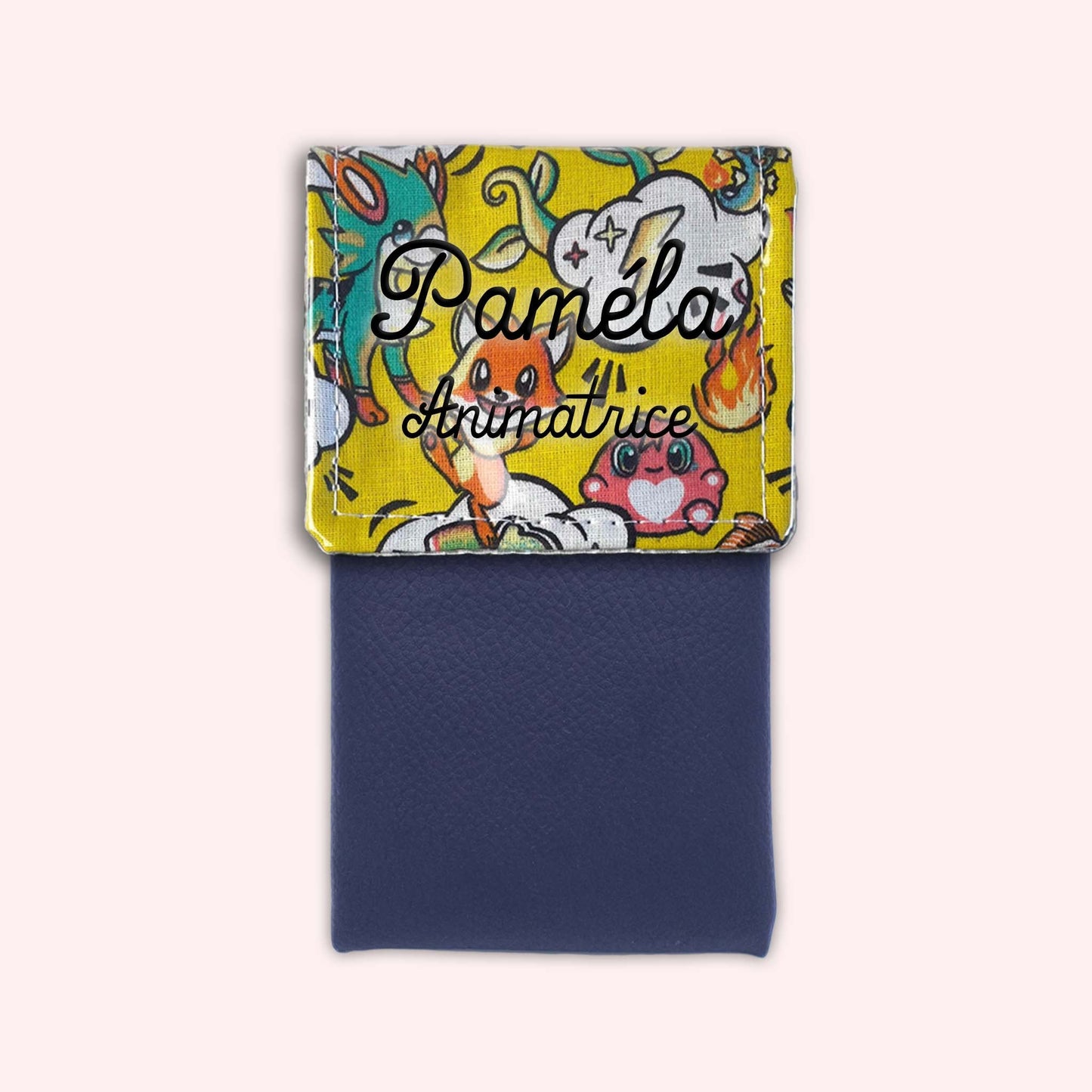 Yellow Manga Magnetic Pouch