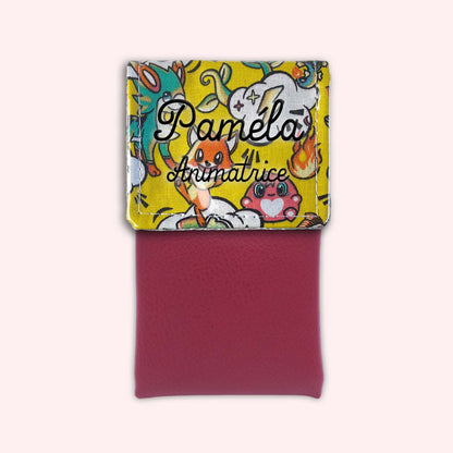 Yellow Manga Magnetic Pouch