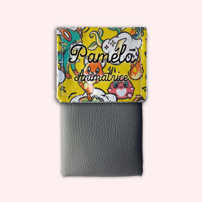 Yellow Manga Magnetic Pouch