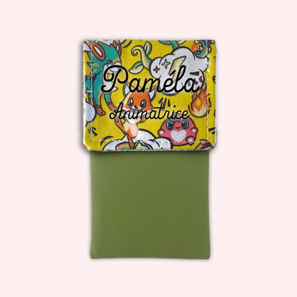 Yellow Manga Magnetic Pouch