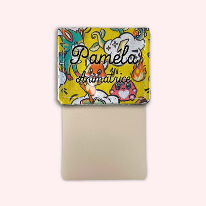Yellow Manga Magnetic Pouch