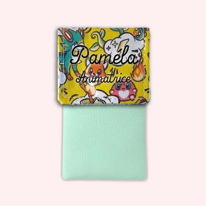 Yellow Manga Magnetic Pouch